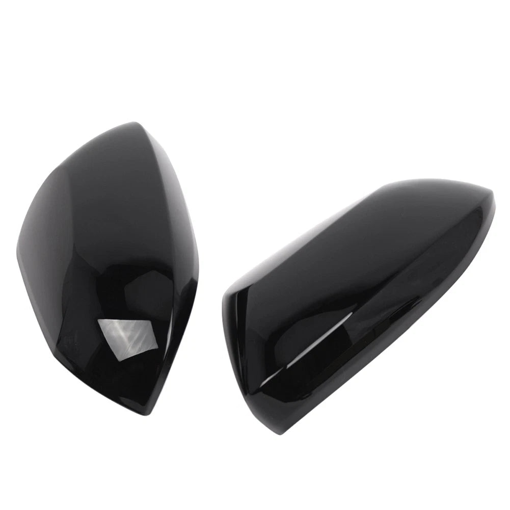 Side Door Rearview Upper Mirror Cover Cap Glossy Black For Toyota Corolla 19-25