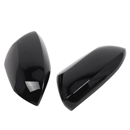 Side Door Rearview Upper Mirror Cover Cap Glossy Black For Toyota Corolla 19-25