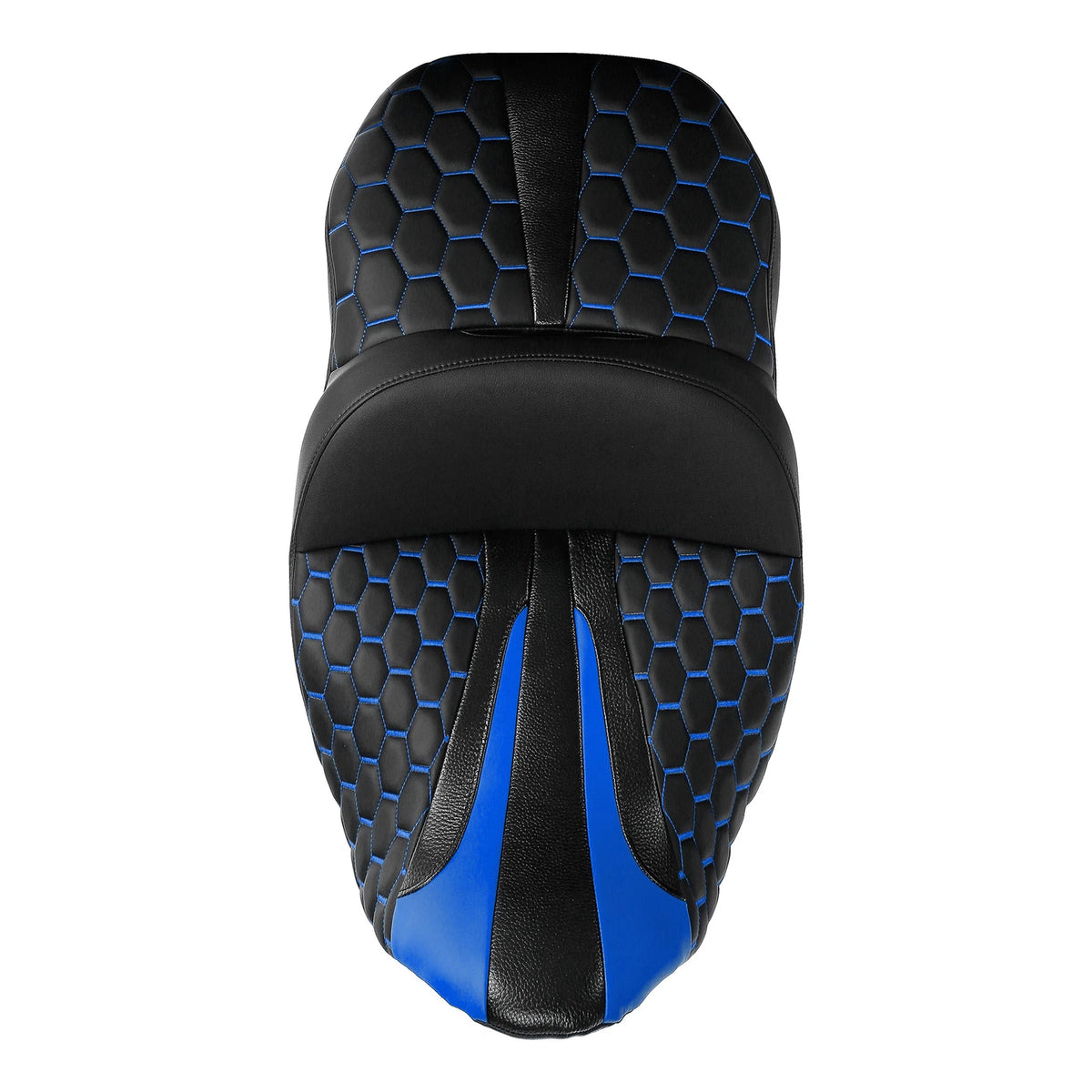 Driver Passenger Seat For Harley Touring Street Glide Road King 09-23 Black Blue