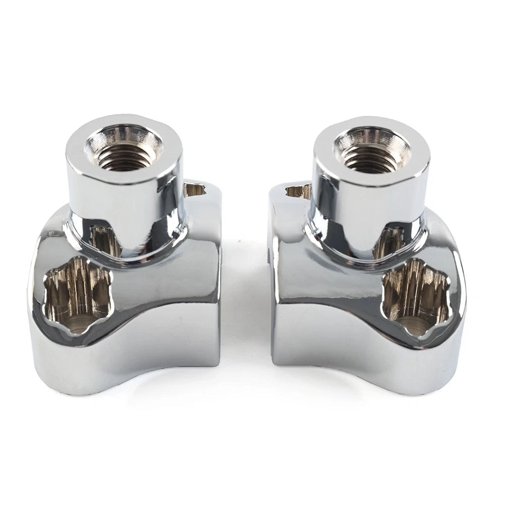 1.7 Tall Handlebar Risers For Harley-Davidson Dyna For Harley Street bob Chrome