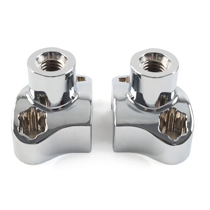 1.7 Tall Handlebar Risers For Harley-Davidson Dyna For Harley Street bob Chrome