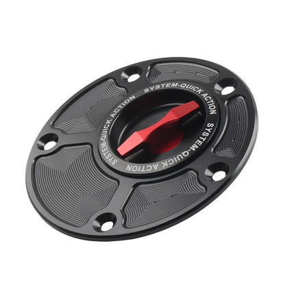 Fuel Gas Tank Cap Keyless For Yamaha YZF-R1 R6 2000-25 YZF-R3 2015-25 FZ-09 Red