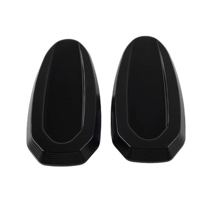 Pair Rearview Mirror Block Off Base Plates Cover For BMW S1000RR  2020-23 Black