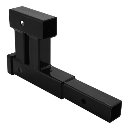 Rear Dual 2" Trailer Hitch Receiver Rise Drop Extender Adapter Tow Truck 4000LB