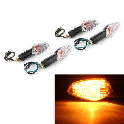 2Pair Indicators Front & Rear Turn Signal Light for Honda CBF125 2009-2016 Clear