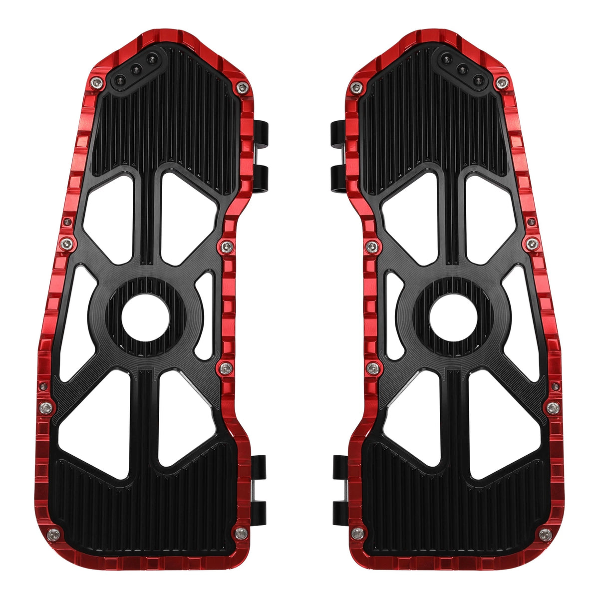 Driver Floorboards Footboards &10mm Rear FootPegs For Harley Electra Glide 09-Up