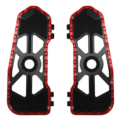 Driver Floorboards Footboards &10mm Rear FootPegs For Harley Electra Glide 09-Up