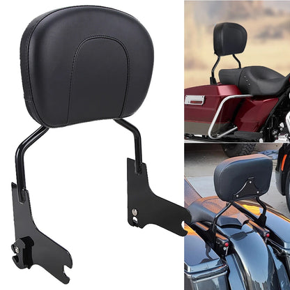 Detachable Backrest Sissy Bar For Harley Road King Electra Street Glide 1997-08