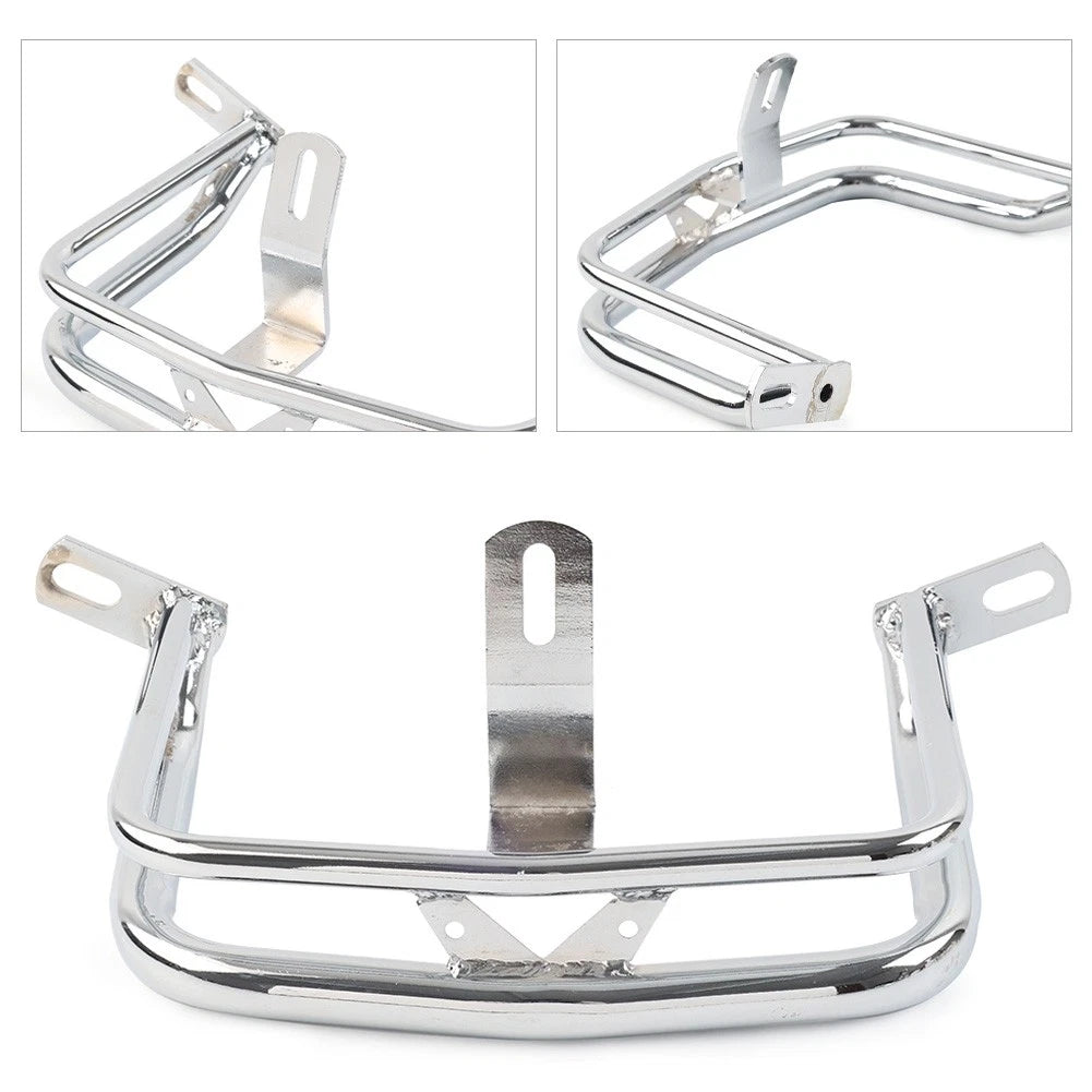 Rear Fender Rail Trim Bumper Chrome For Harley FLT FLHT FLHR FLHRC 1980-2008