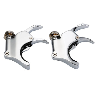 Smoke Windshield Windscreen & 49MM Quick Clamps For Harley FXBB FXBR FXBRS 18-Up