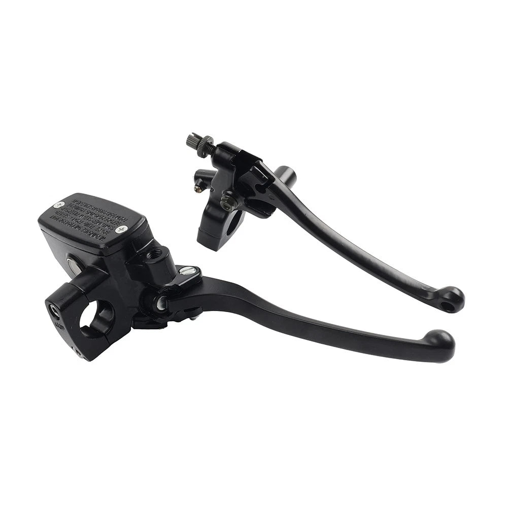 1'' 25mm Left Clutch Lever Right Hydraulic Brake Master Cylinder Lever Black