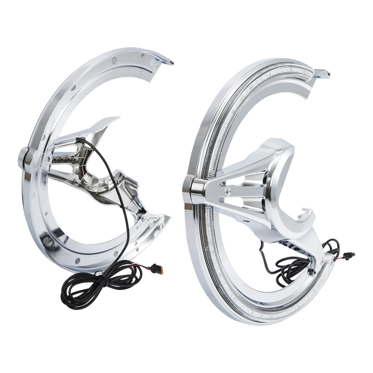 Brake Rotor Covers w/ LED Light Fit For Honda Goldwing 1800 GL1800 2018-2026 19