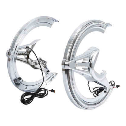Brake Rotor Covers w/ LED Light Fit For Honda Goldwing 1800 GL1800 2018-2026 19