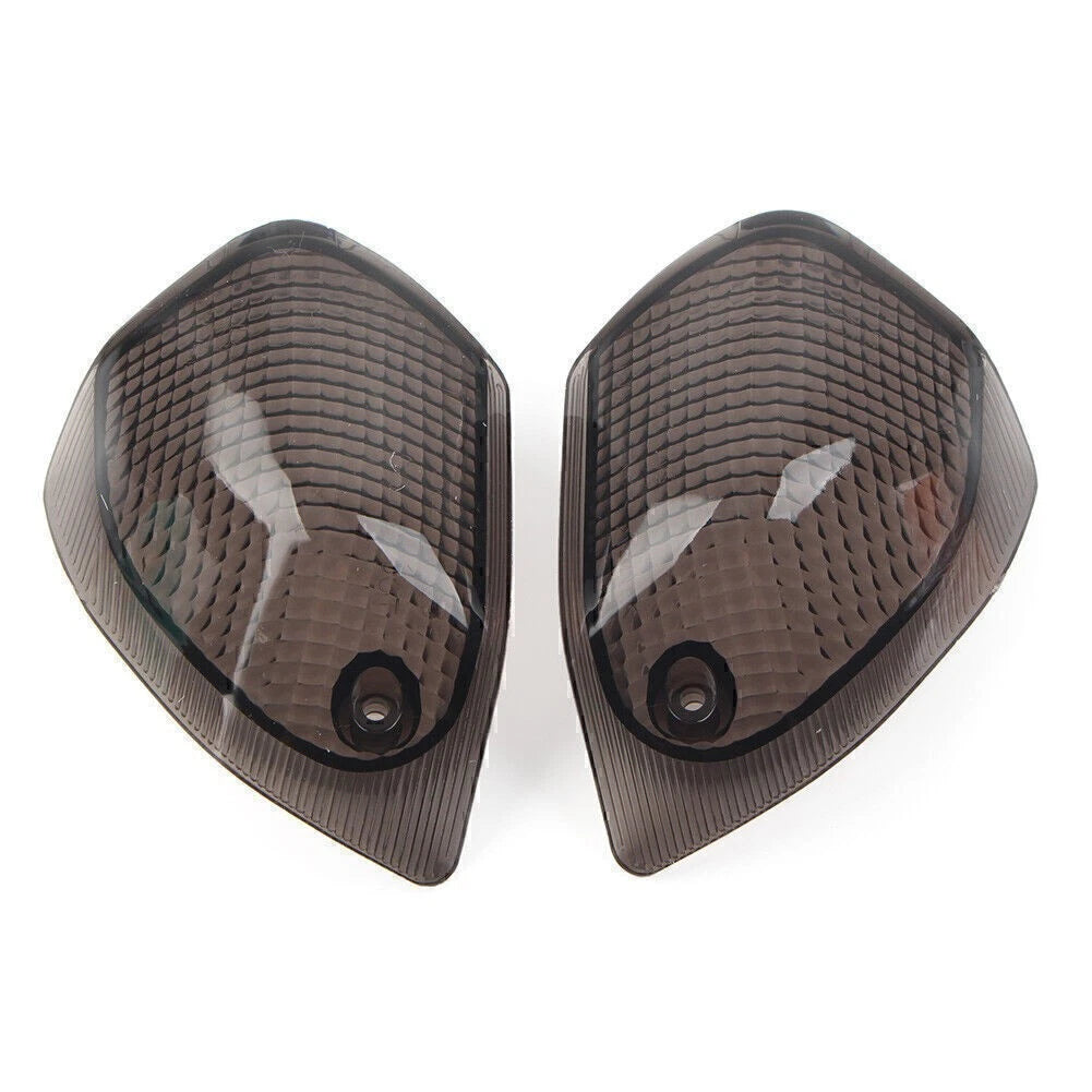 Rear Turn Signals Indicator Lens Smoke For KAWASAKI ZZR400 93-03 ZZR 600 93-08