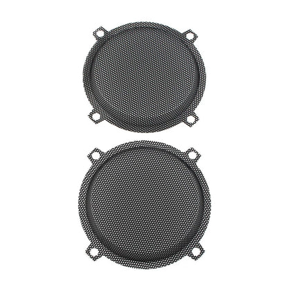 Black Wired Punched Steel Mesh Speaker Grills for Harley Electra Glide