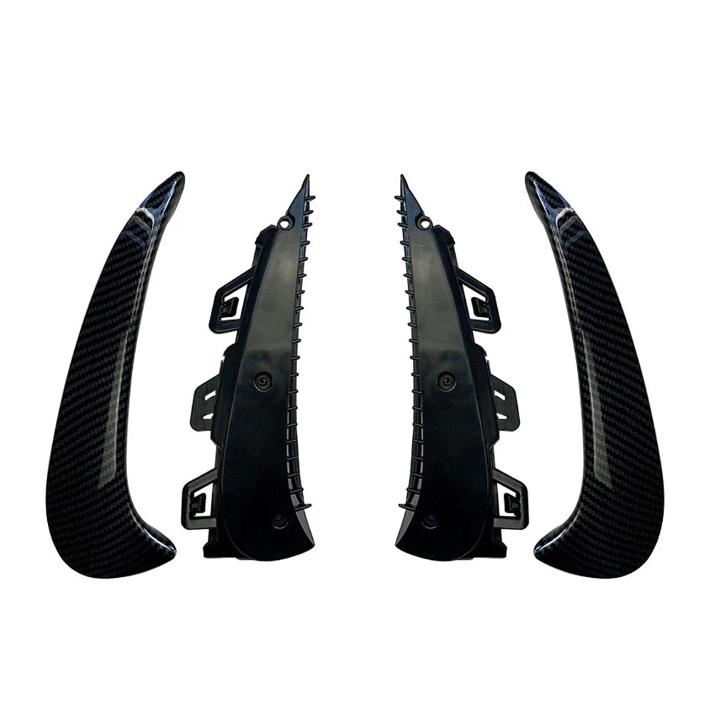 1Pair Rear Bumper Splitter Spoiler Canard Air Vent For Mercedes GLA200 260 2020+