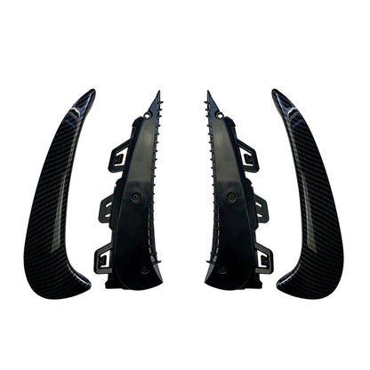 1Pair Rear Bumper Splitter Spoiler Canard Air Vent For Mercedes GLA200 260 2020+