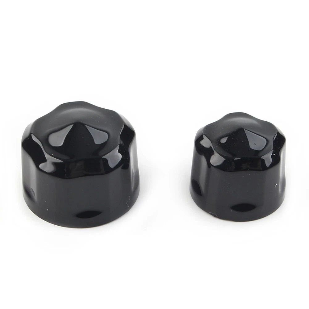 1 Set Engine Bolt Caps Cover Plastic Black For Harley Road Street Glide Softail