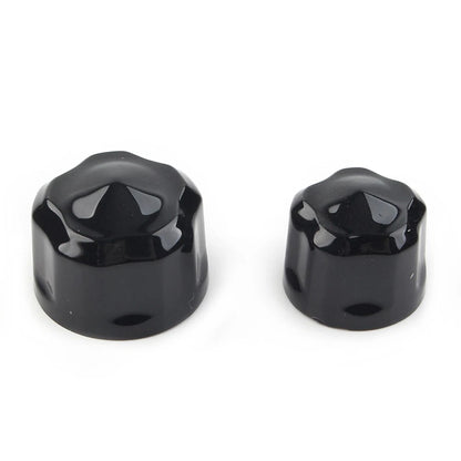 1 Set Engine Bolt Caps Cover Plastic Black For Harley Road Street Glide Softail