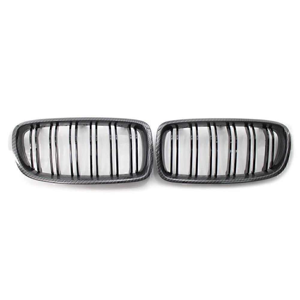 Front Frame Grille Grill M3 Style For BMW 3 Series F30 31 12-18 Carbon Black USA