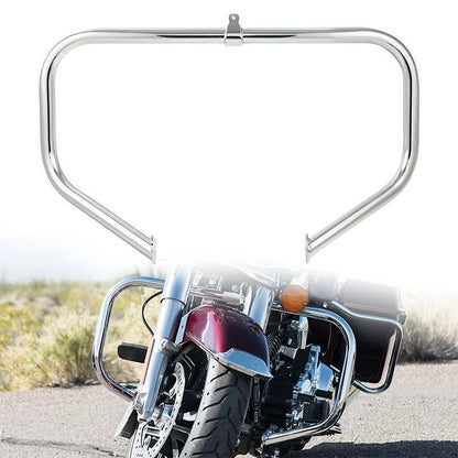 Highway Engine Guard Crash Bar Footpegs Fit For Harley Street Road Glide 09-24