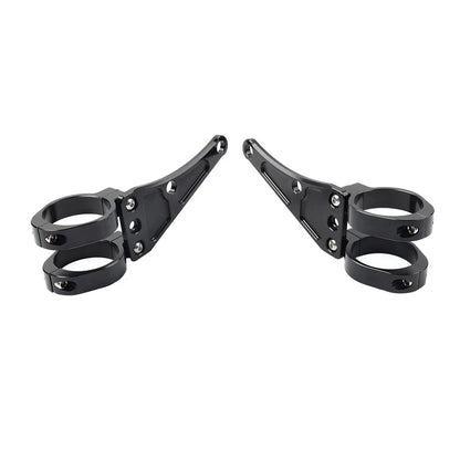 45MM Motorcycle Headlight Bracket Mount Clamp Fork Tube Holder For Harley