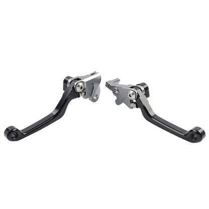 Pair Pivot Brake Clutch Lever For YAMAHA WR 250F WR 450F 01-16 WR250F WR450F Blk