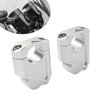 Motorcycle 28mm 1 1/8 Handlebar Mount Clamp Riser For Honda Suzuki Kawasaki US