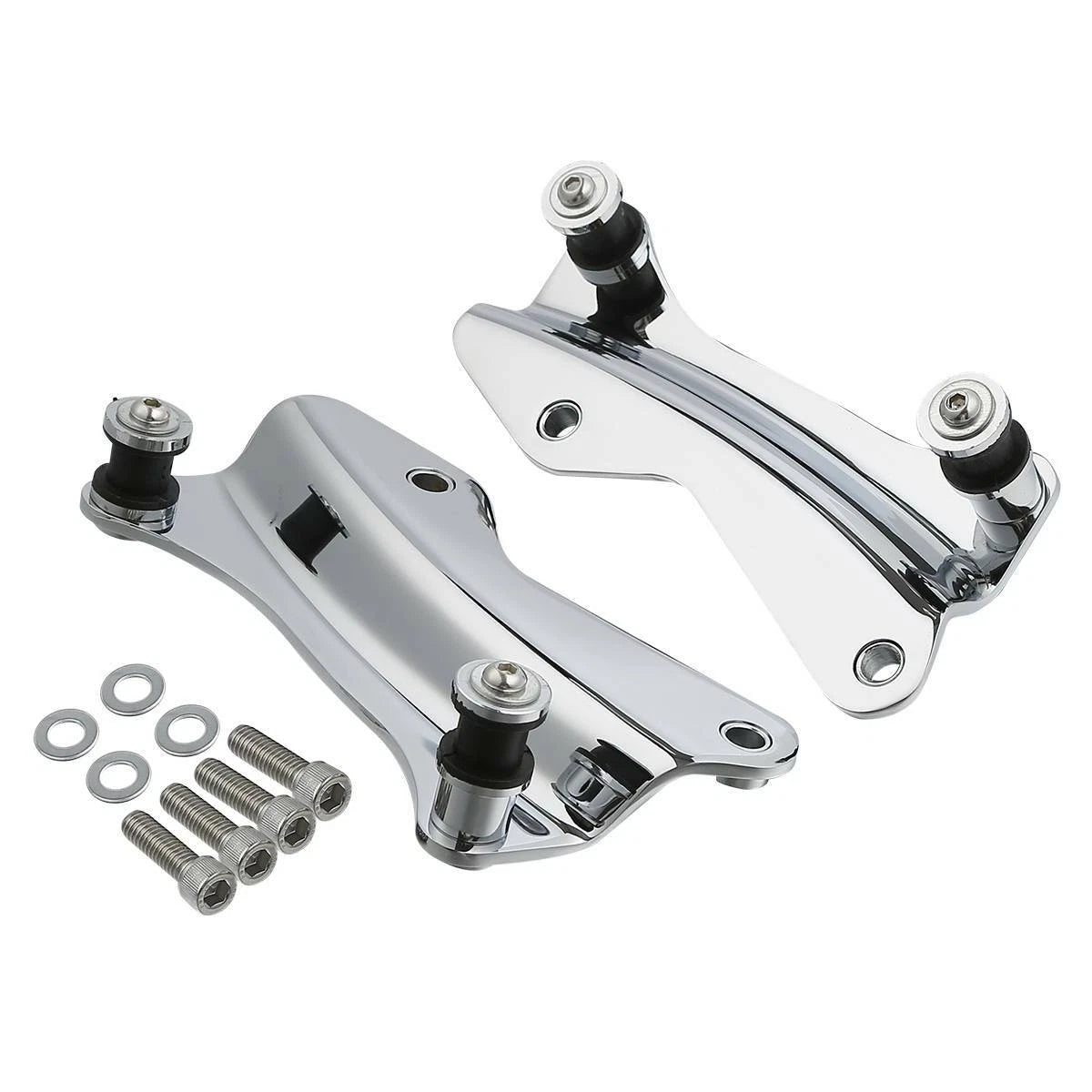 Sissy Bar Backrest Rack & Docking Kit Fit For Harley Touring Street Glide 14-24