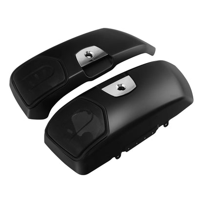 Matte Black Saddlebag Lids Cover Fit For Indian 2019-2025 Chieftain Dark Horse