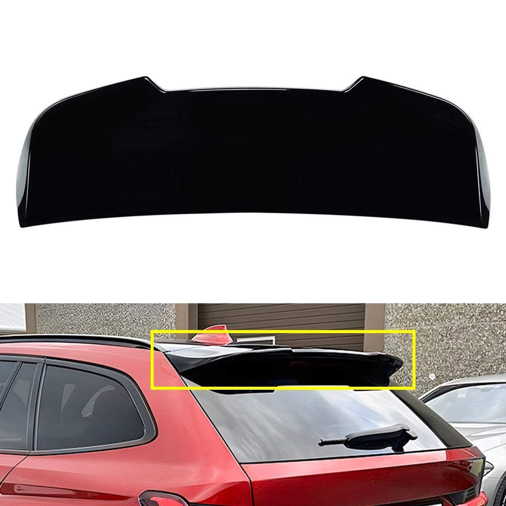 Glossy Black Rear Roof Spoiler Wing Lip For BMW 3 Series G21 Touring 2019-2024