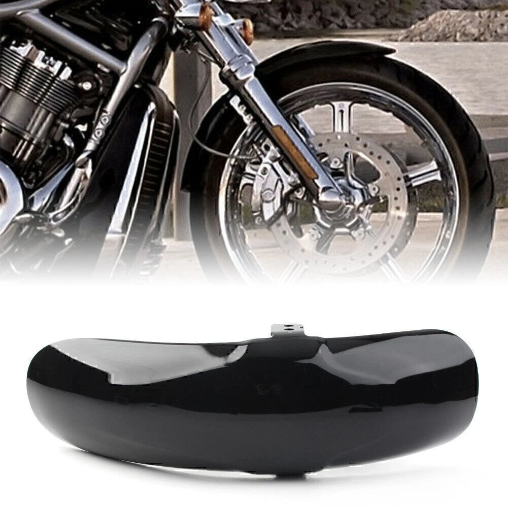 Gloss Black Front Fender Mudguard Fit For Harley V Rod Night Rod VRSCAW 2003-11