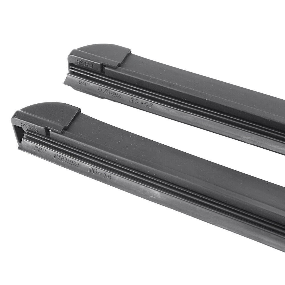 26"+23" Front Windshield Wiper Blades Bracketless For 2006-2011 Honda Civic