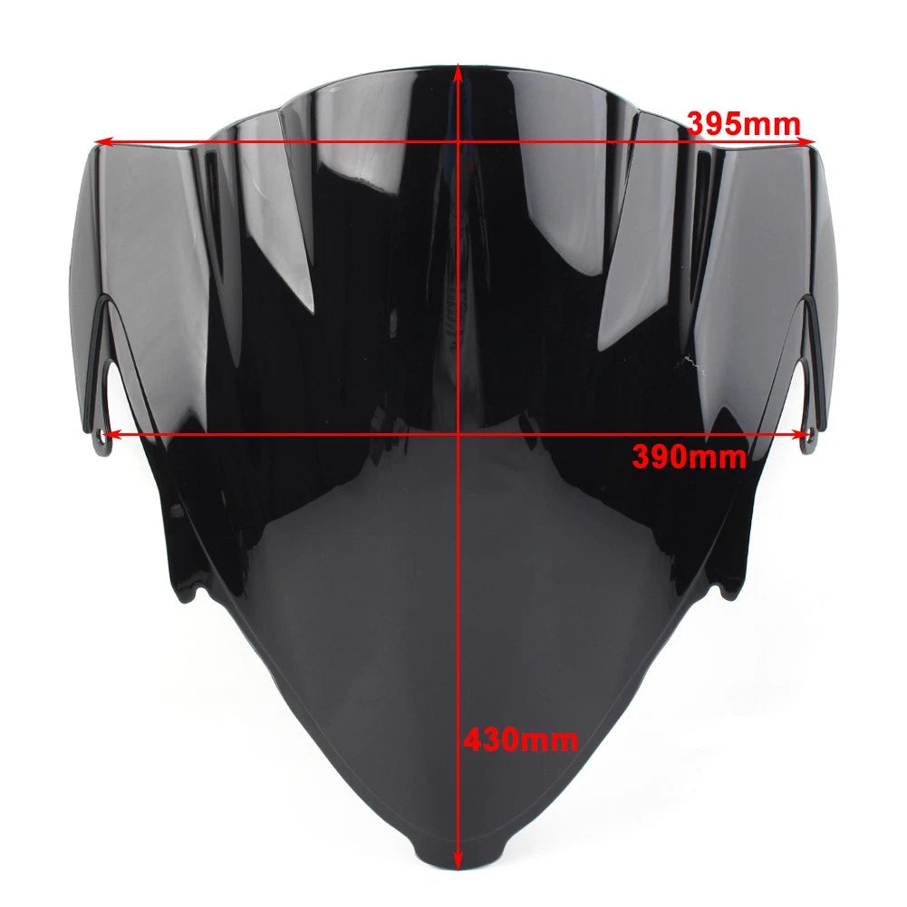 Double Bubble Smoked Black Windshield for Suzuki Hayabusa GSXR1300 2021-2022 US