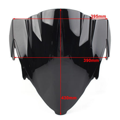 Double Bubble Smoked Black Windshield for Suzuki Hayabusa GSXR1300 2021-2022 US