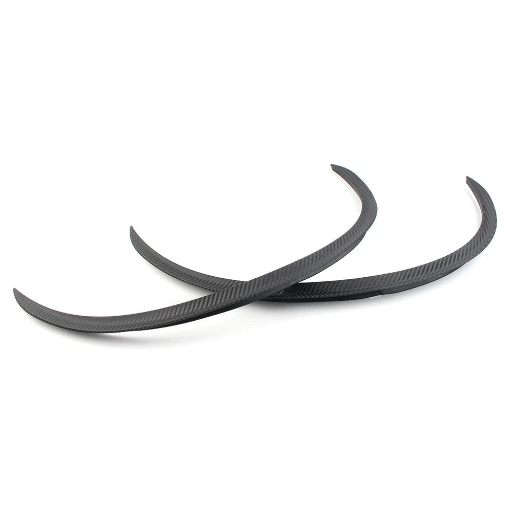 Carbon Fiber Car Wheel Eyebrow Arches Lips Fender Flares Protector Trim Cover