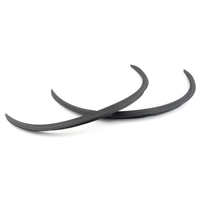 Carbon Fiber Car Wheel Eyebrow Arches Lips Fender Flares Protector Trim Cover