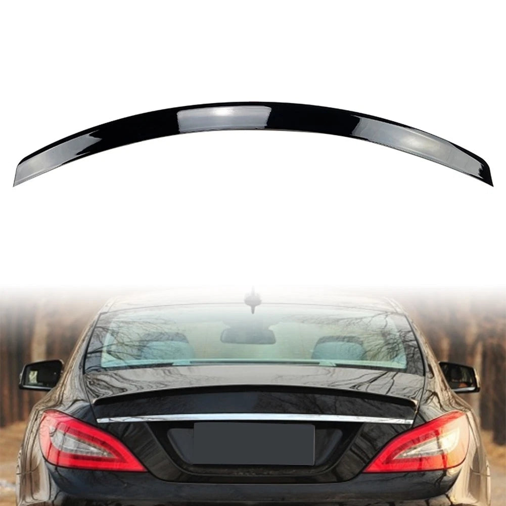 Gloss Black Car Tail Wing Trunk Spoiler For Mercedes-Benz CLS-Class C218 2011-17