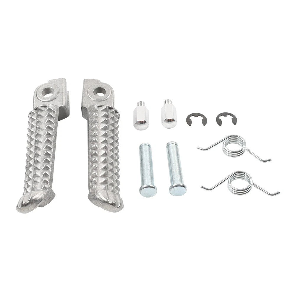 Front Foot Pegs Rest Footrest Pedal For Yamaha YZF R1 R3 R6 FZ07/09/10 FZ6/8 FZ1