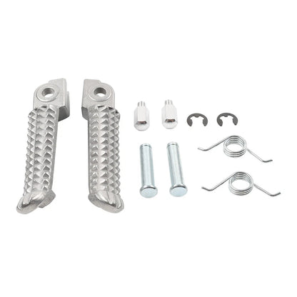 Front Foot Pegs Rest Footrest Pedal For Yamaha YZF R1 R3 R6 FZ07/09/10 FZ6/8 FZ1