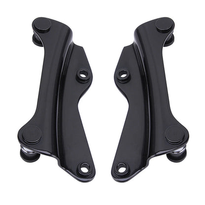 4 Point Docking Hardware Kit For Harley Road King Street Glide 14-UP Gloss Black