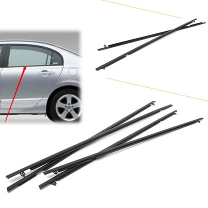 Car Window Trim Moulding Weatherstrip Seal Belt For Honda Civic 2006-2011 2007