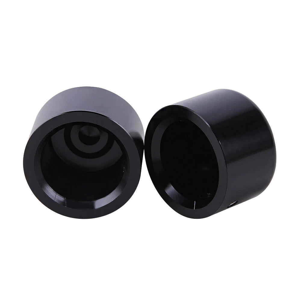 Pair Black Front Axle Nut Cover Cap For Harley Touring Trike ROAD KING ELECTRA