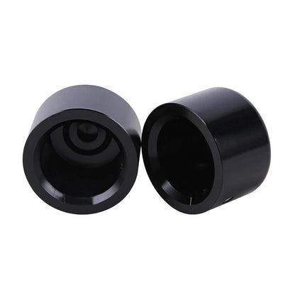 Pair Black Front Axle Nut Cover Cap For Harley Touring Trike ROAD KING ELECTRA
