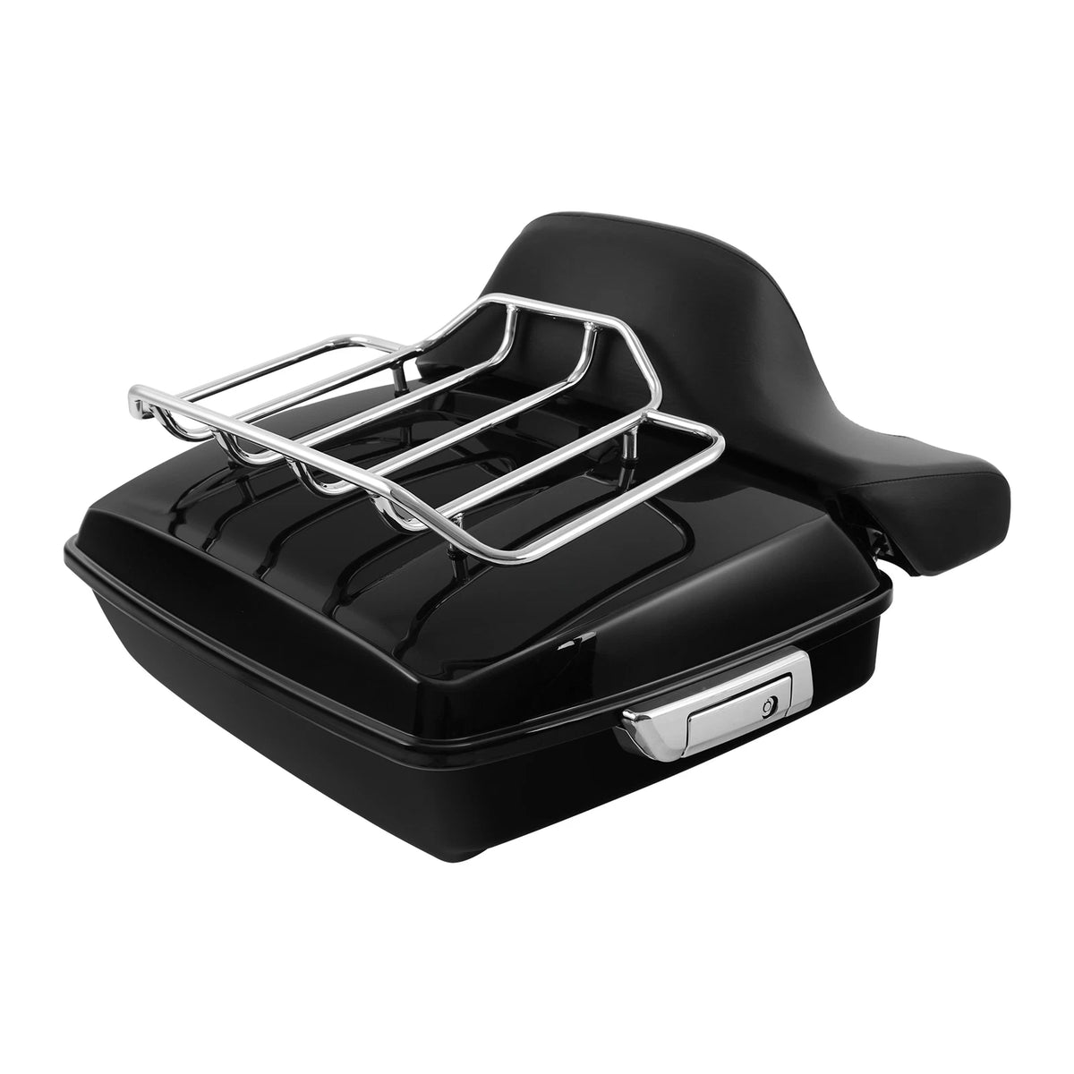 Chopped Trunk Backrest Mount Rack Fit For Harley Road Glide King 14-Up