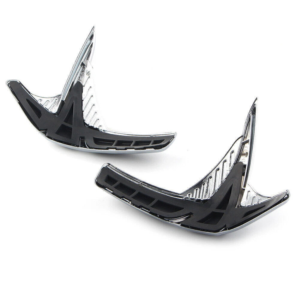 Goldwing Fairing Sddlebag Front Scuff Protectors for Honda GL1800 01-11 Chrome