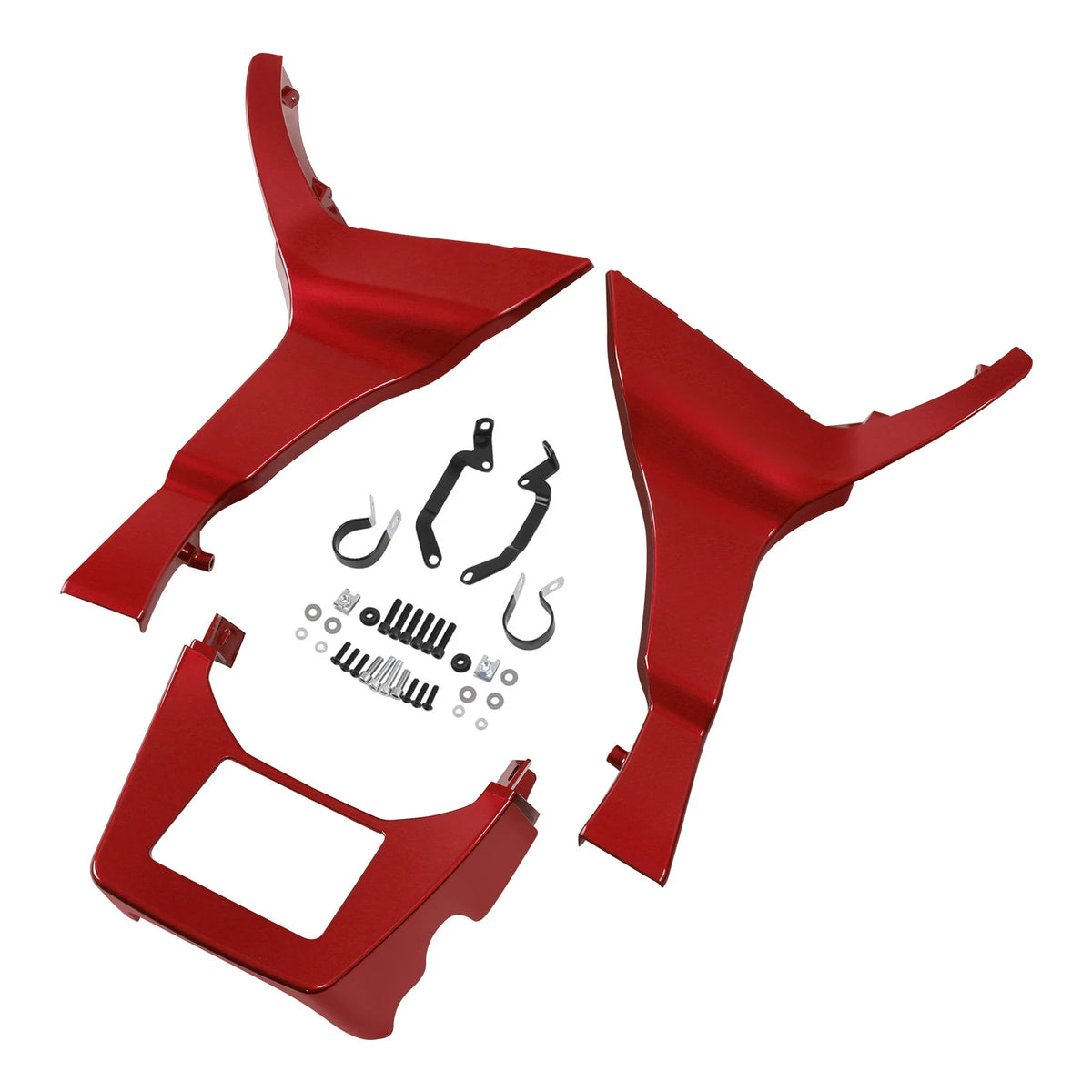 Fairing Spoilers Cover Fit For Harley Road Glide FLTRX 2017-Up 2018 Wicked Red