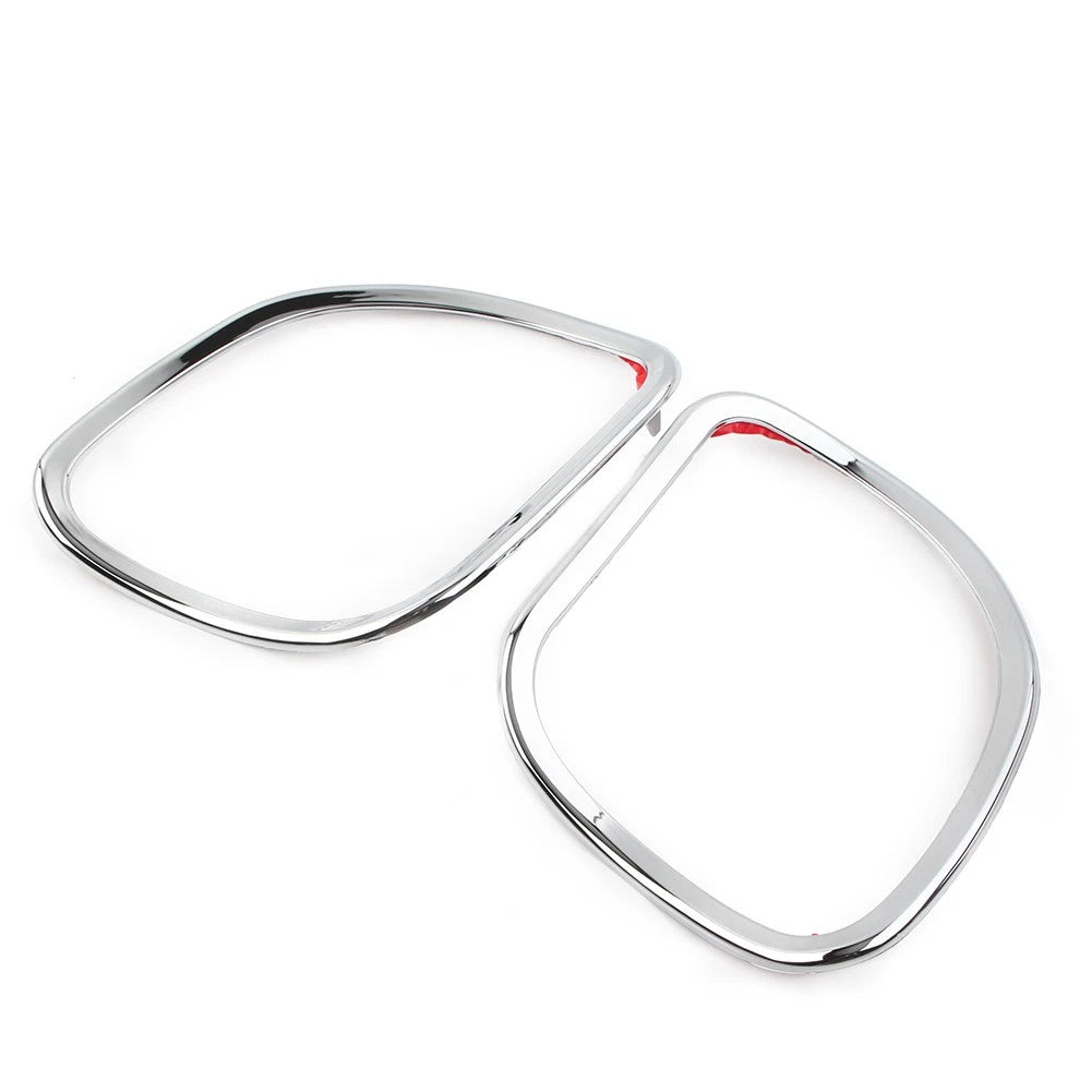 Chrome Front Speaker Trim For Harley Road Glide Custom FLTRX FLTR 15-18
