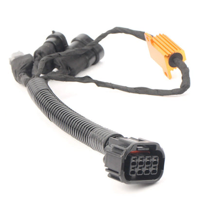 For Honda Civic Touring Type R LED Headlight Adapter Harness Halogen Touring US