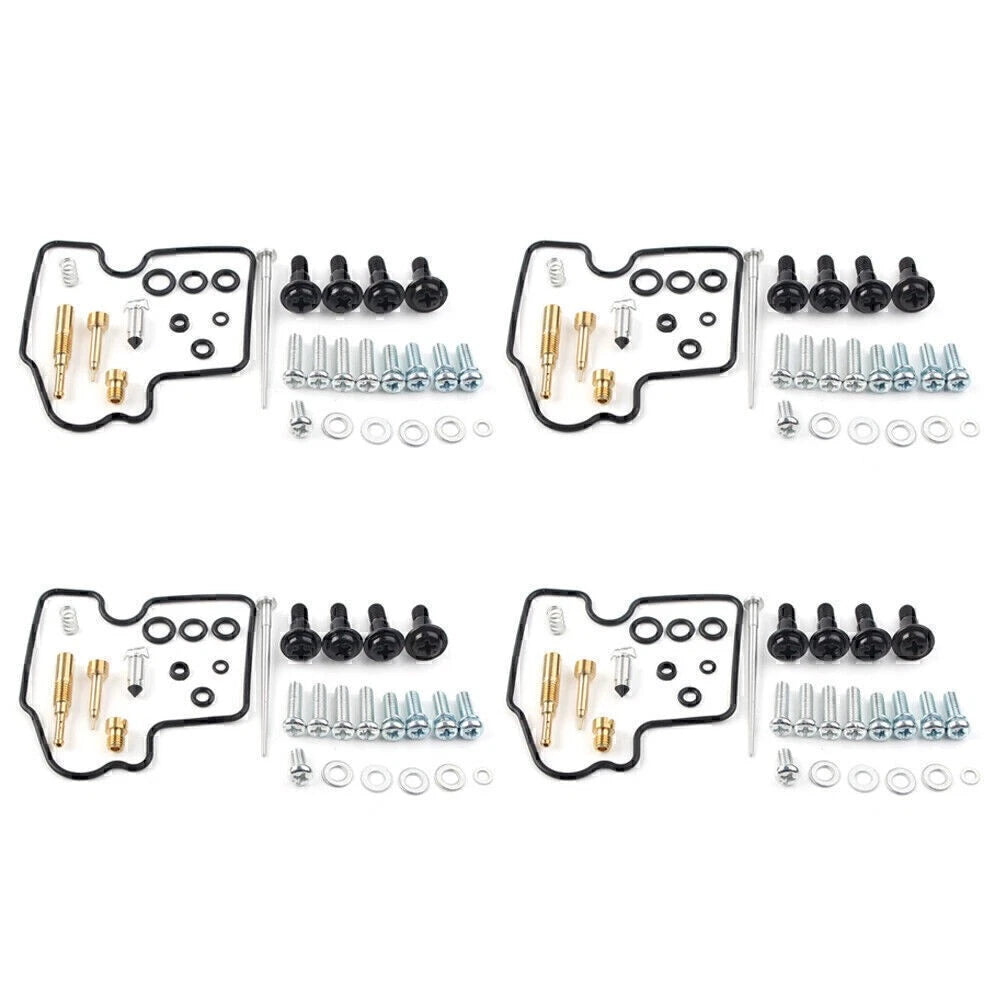 4Sets Carburetor Repair Kits Rebuild Kit For Kawasaki ZX900 Ninja ZX9R 2000-2001